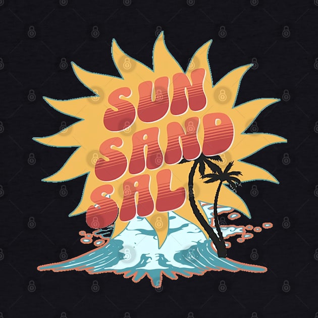 Sun Sand Salt Hello Summer Bye School Vintage Funny Surfer Riding Surf Surfing Lover Gifts by Customo